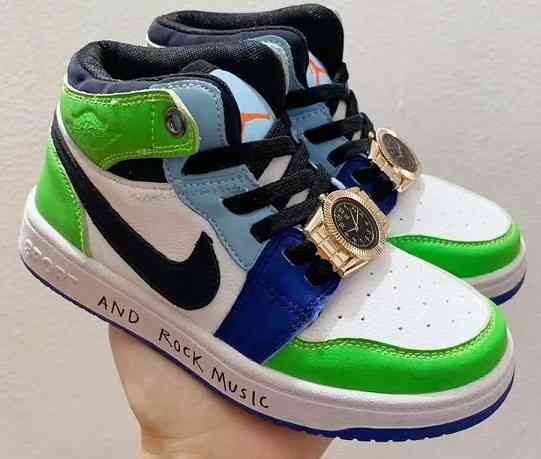 Kids Air Jordans 1 Shoes-35