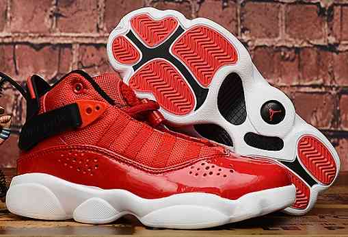Kids Nike Air Jordans 6 Rings Shoes-3