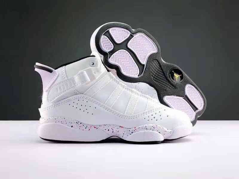 Kids Nike Air Jordans 6 Rings Shoes-10